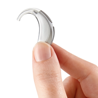Behind the Ear Hearing Aid in Hand BTE